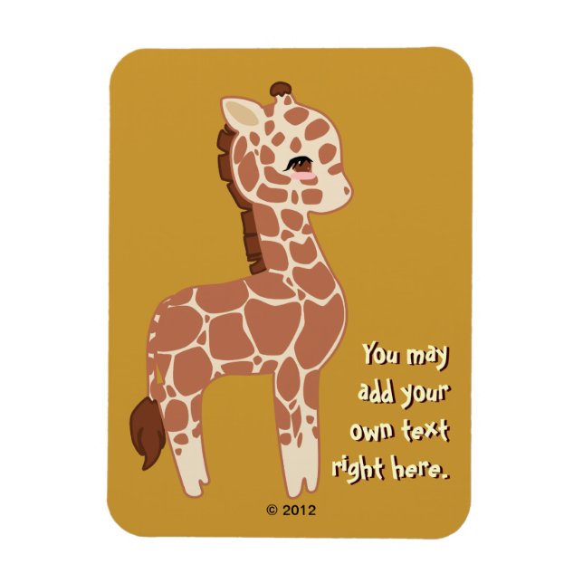 Imán Cute Giraffe (Vertical)