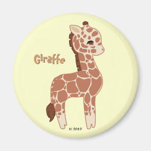 Imán Cute Giraffe