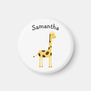 Imán Cute Giraffe Personalizada