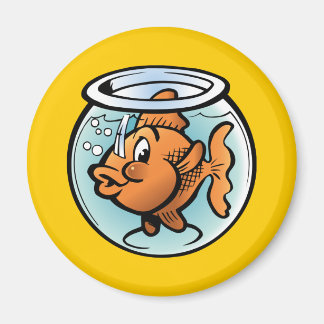 Imán Cute Goldfish
