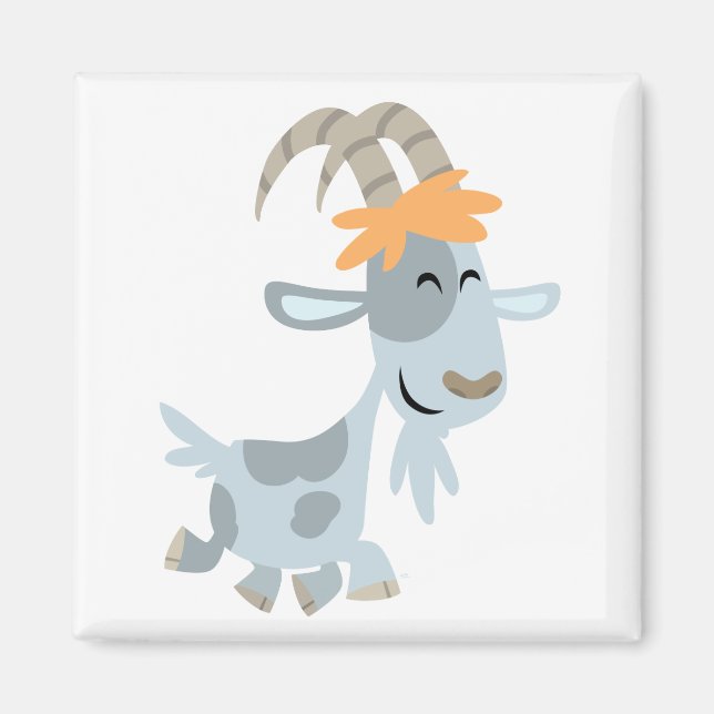 Imán Cute Guay Personalizado Goat Magnet (Frente)