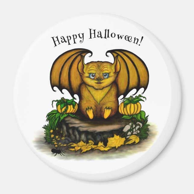 Imán Cute Halloween Bat (Frente)
