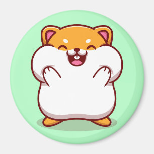 Imán Cute Hamster Magnet