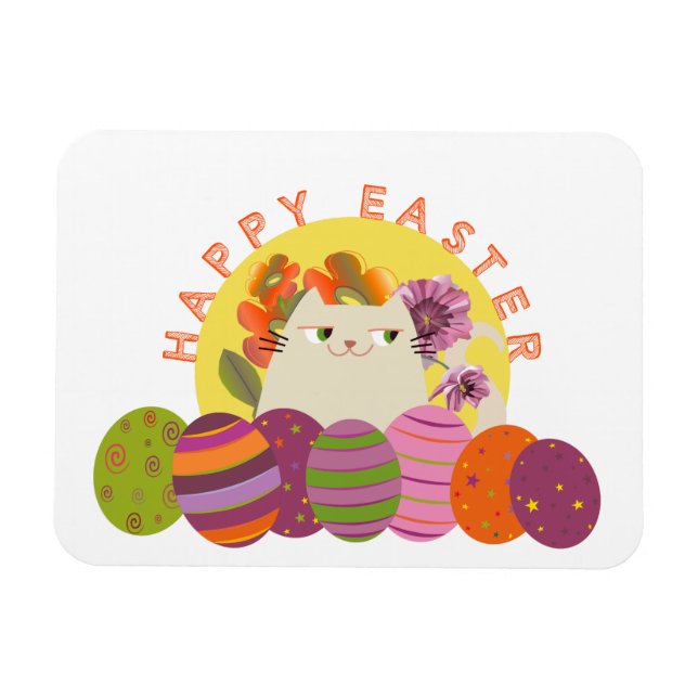 Imán Cute Happy Easter Magnet (Horizontal)