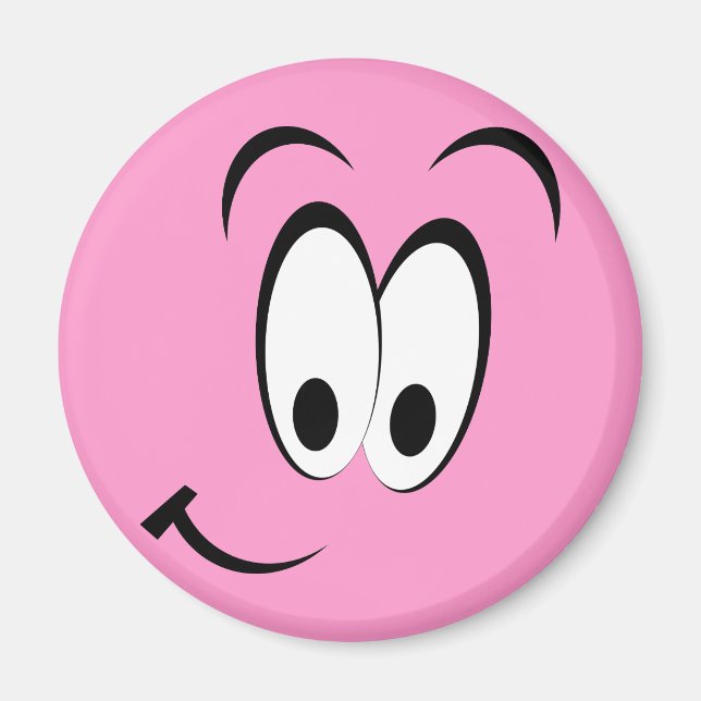 Imán Cute Happy Face (Frente)