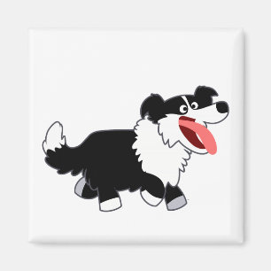 Imán Cute Happy Personalizado Border Collie Magnet