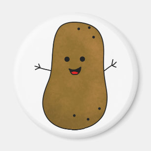 Imán Cute Happy Potato