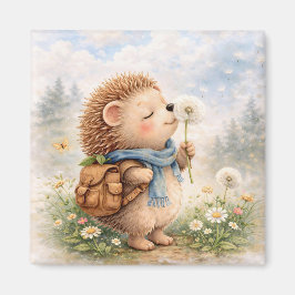 Imán Cute Hedgehog Dandelion
