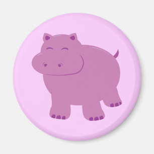 Imán Cute Hippo