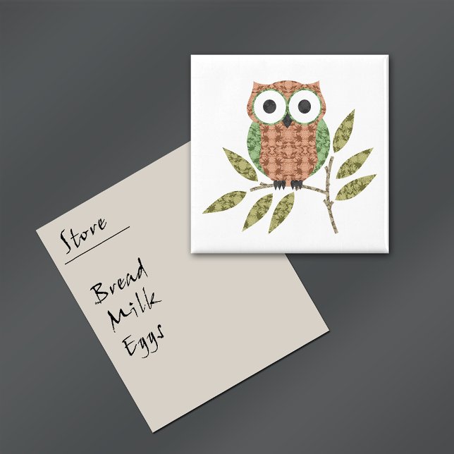 Imán Cute Hoot Owl Kitchen Magnet (Subido por el creador)