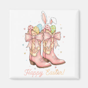 Imán Cute Huevo de Pascua Howdy Botas de Vaquero Occide