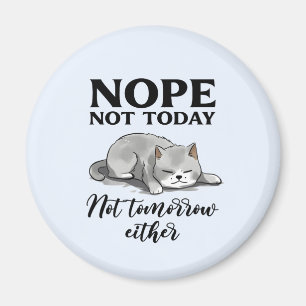 Imán Cute Introvert Cat