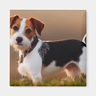 Imán Cute Jack Russel Terrier Dog Photography