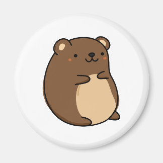 Imán Cute Kawaii Baby Brown Bear