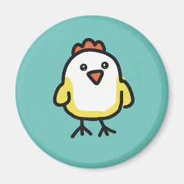 Imán Cute Kawaii Chicken