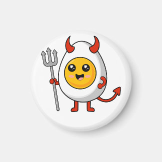 Imán Cute Kawaii Deviled Egg