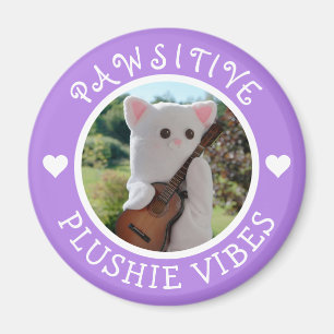 Imán Cute Kawaii Morple Pawsitive Plushie Vibes Foto