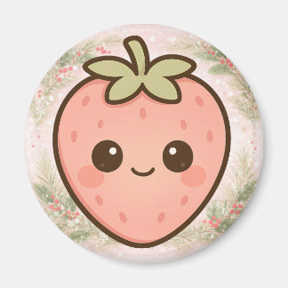 Imán Cute Kawaii Strawberry Magnet