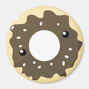 Imán Cute Kawaii Style Chocolate Frost Donut