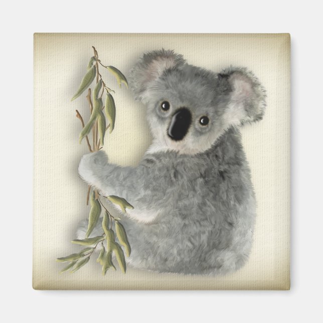 Imán Cute Koala (Frente)