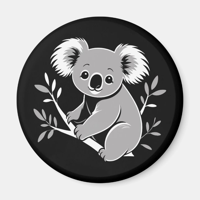 Imán Cute Koala (Frente)