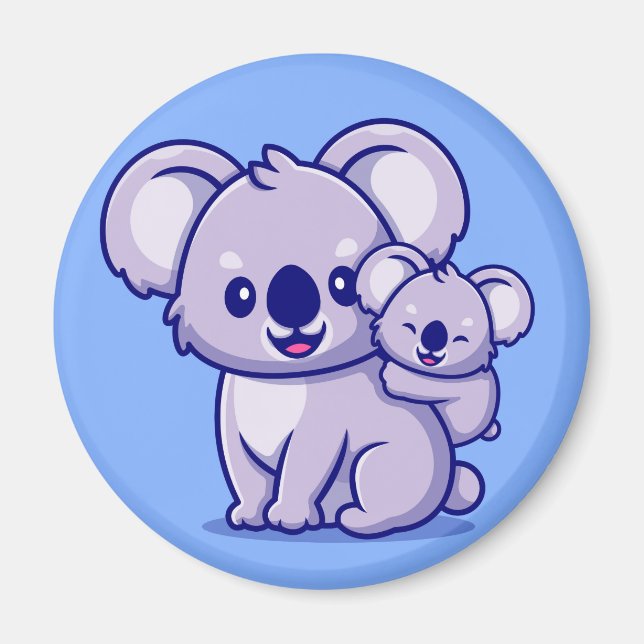 Imán Cute Koala Bear Magnet (Frente)