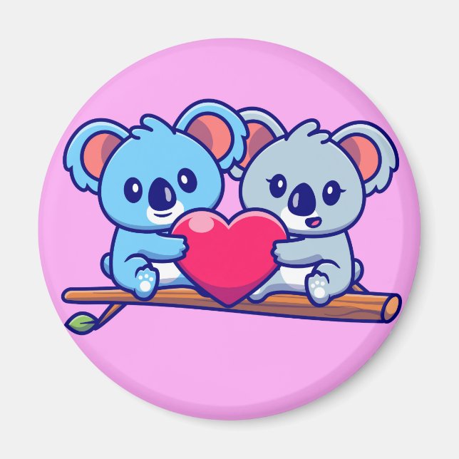 Imán Cute Koala Bears Magnet (Frente)