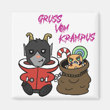 Cute Krampus espeluznante