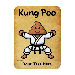 Imán Cute Kung Poo Karate