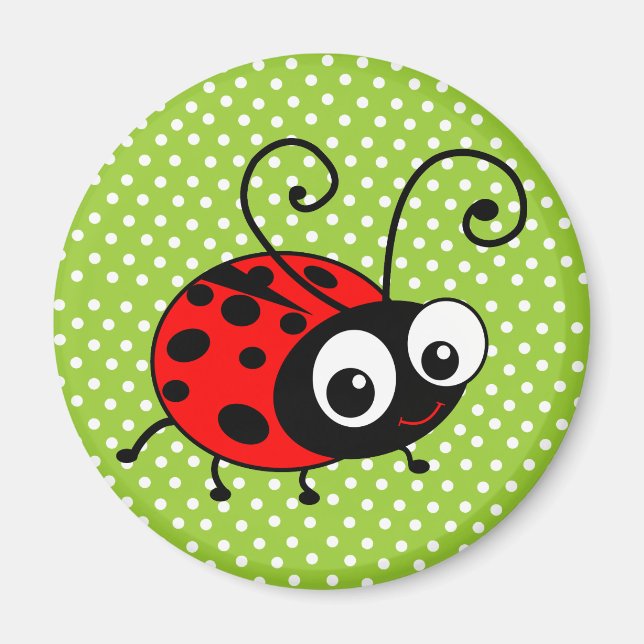Imán Cute Ladybug (Frente)