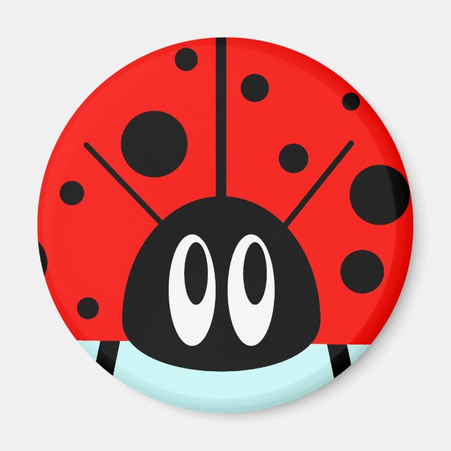 Imán Cute Ladybug (Frente)