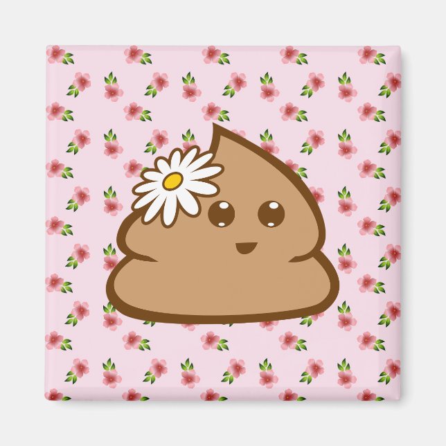 Imán Cute Lil Poo Magnet (Frente)