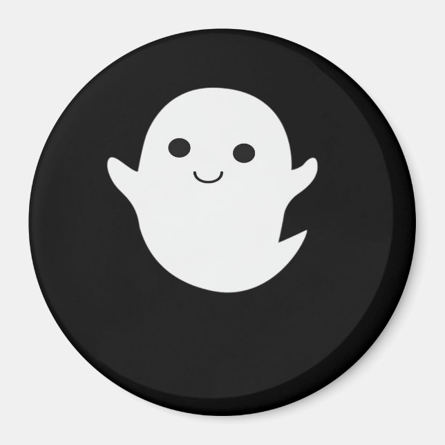 Imán Cute Little Boo Ajustado (Frente)