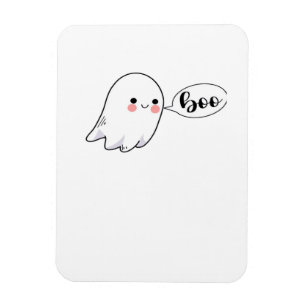 Imán Cute Little Boo Gráfico Estética Fría