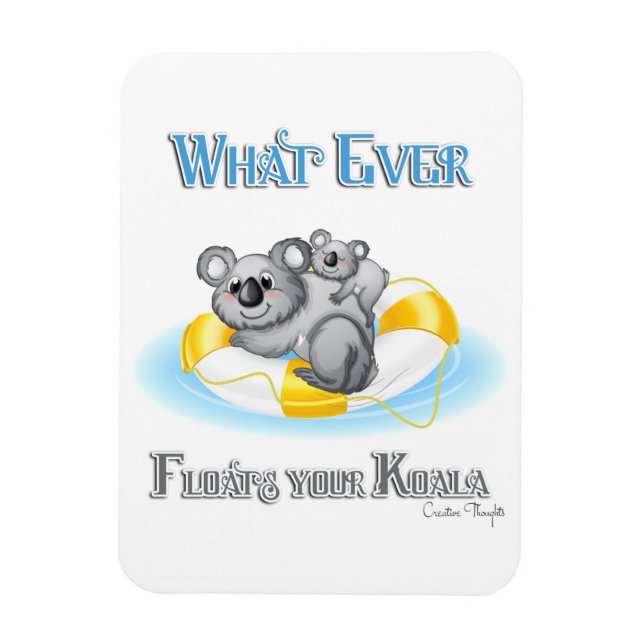 Imán CUTE Lo Que flote tu Koala (Vertical)