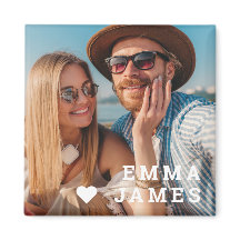 Cute Love Heart Foto Parejas Nombres Personalizado