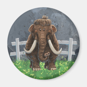 Imán Cute Mastodon