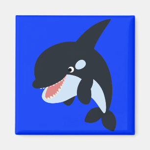 Imán Cute Merry Personalizado Killer Whale Magnet