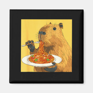 Imán Cute More Spaghetti Less Upsetti Capybara