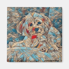 Imán Cute Morkie Magnet de Cobre