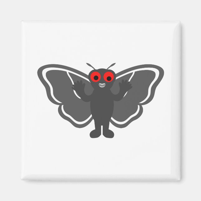 Imán Cute Mothman (Frente)