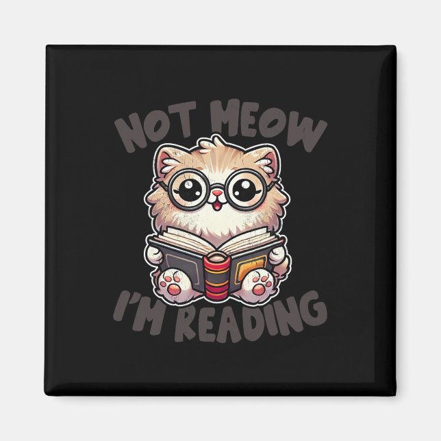 Imán Cute, no es que esté leyendo la lectura graciosa d (Frente)
