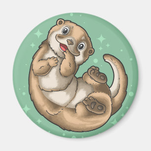 Imán Cute Otter Magnet