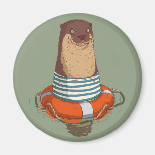 Imán Cute Otter Magnet