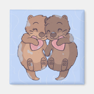 Imán Cute Otters