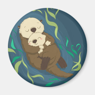 Imán Cute Otters