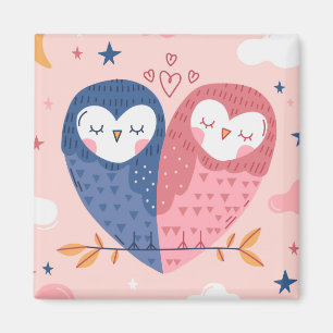 Imán Cute Owls Magnet