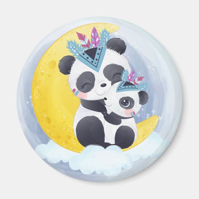 Imán Cute Panda Bear Magnet (Frente)