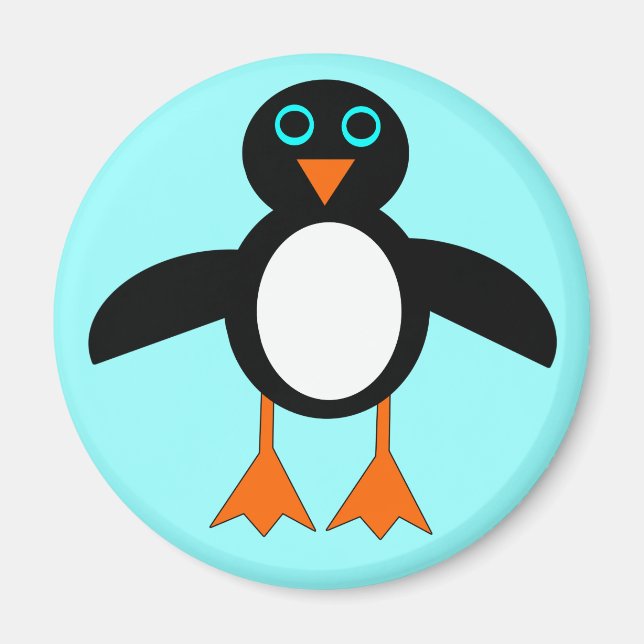 Imán Cute Penguin Magnet (Frente)