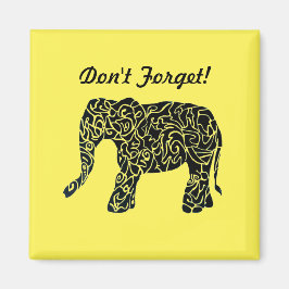 Imán Cute Personalizado Elephant Magnet